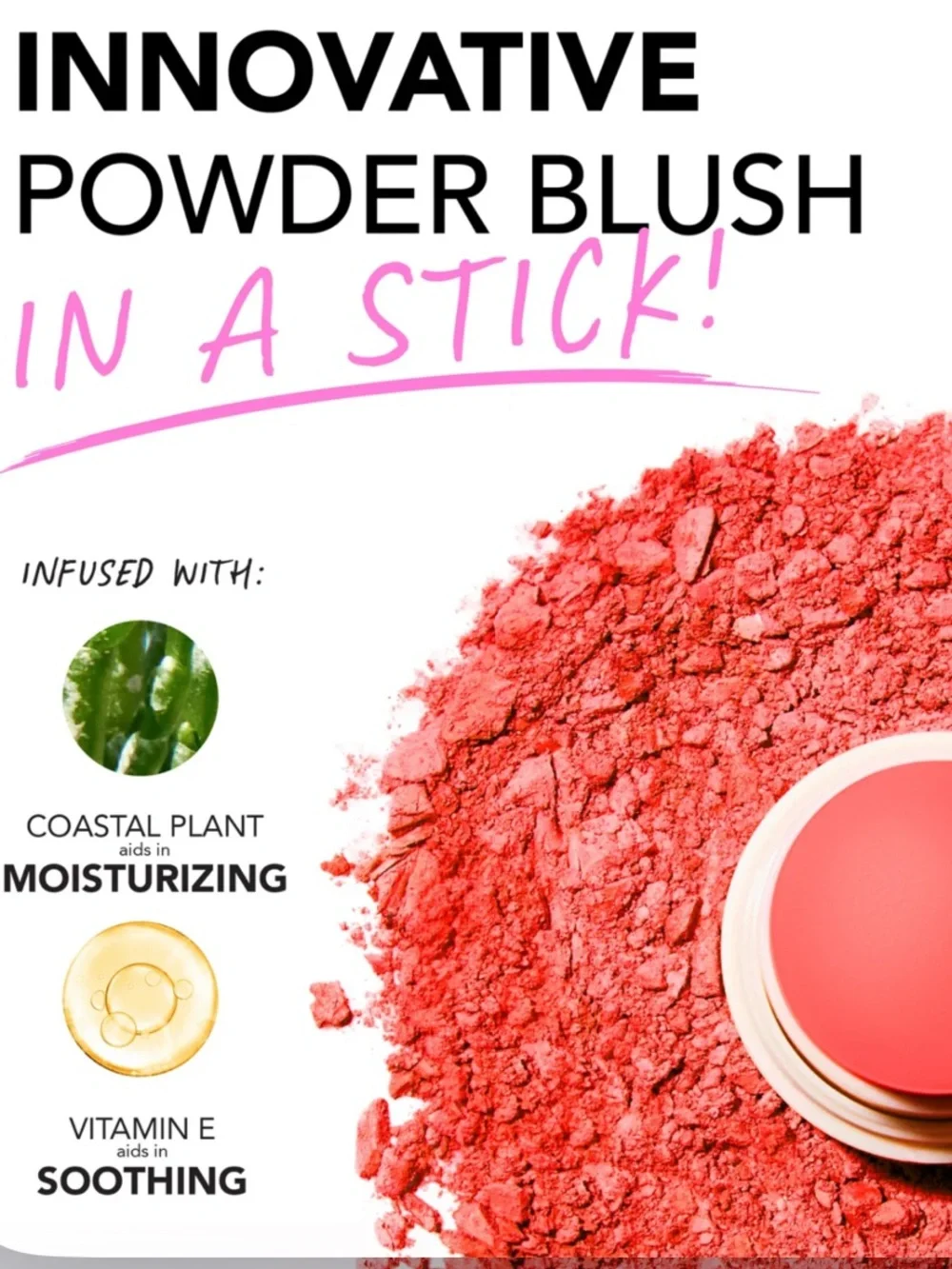 NEW Polite Society Polite Pops Powder Blush Stick